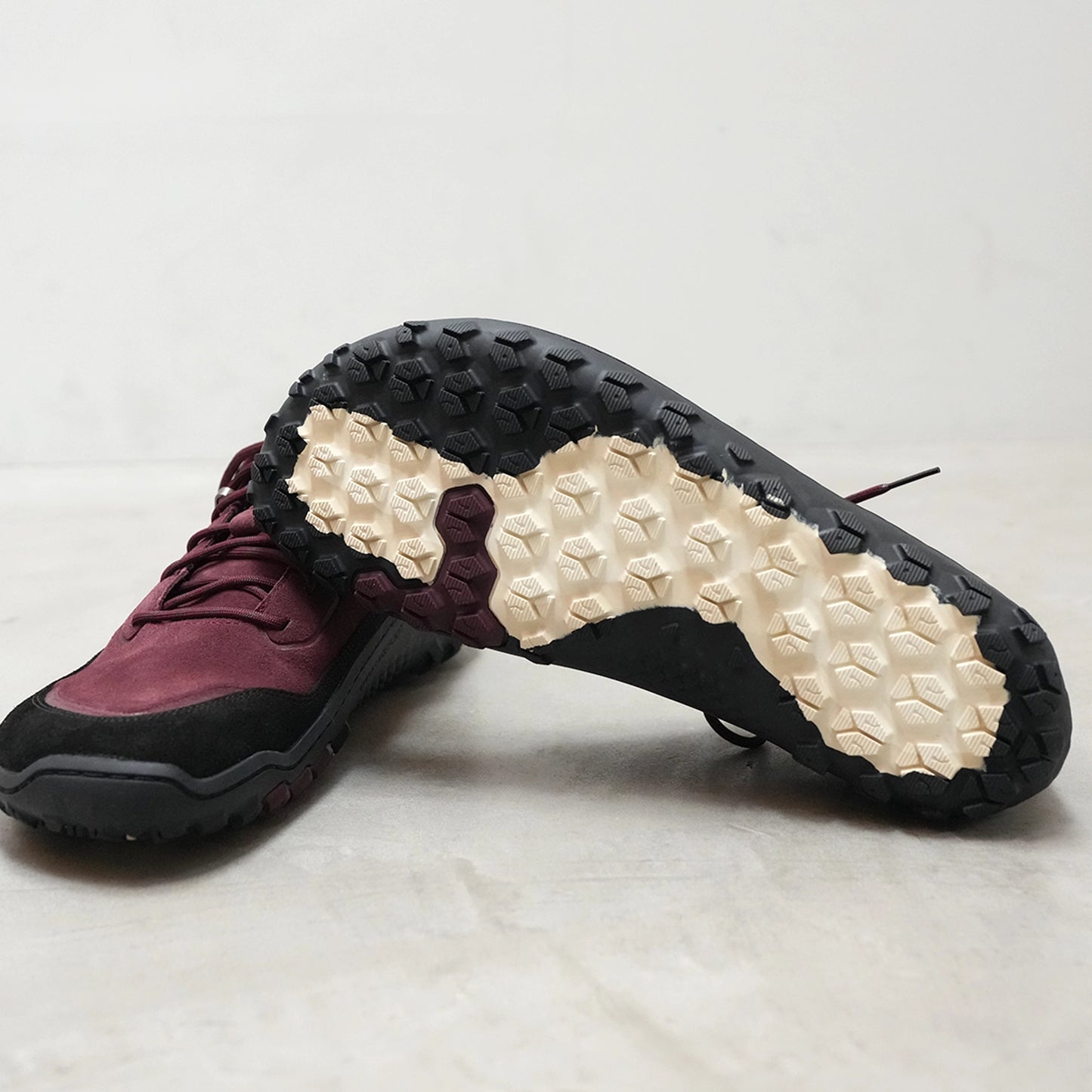 【VIVOBAREFOOT】ヴィヴォ ベアフット women's Tracker Leather AT Low Ⅱ Suede "Fig"