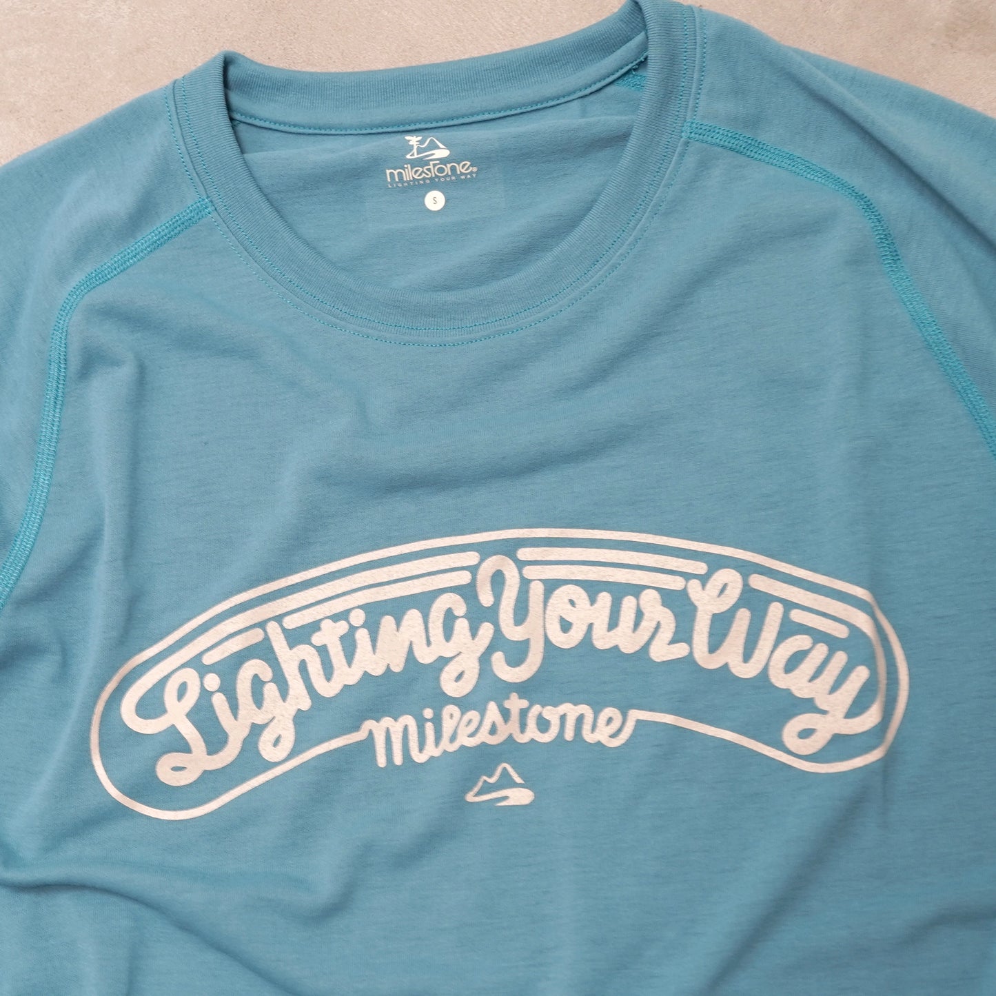 【milestone】マイルストーン unisex milestone original canvas T-SHIRTS LIGHTING YOUR WAY "2Color" ※ネコポス可