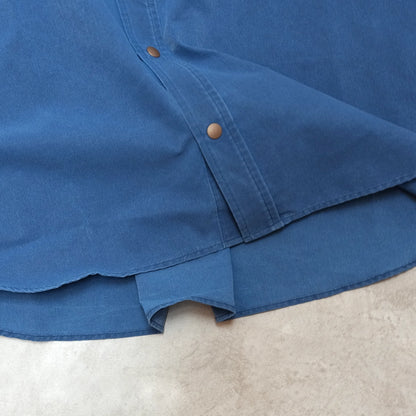 【NFC narifuri】ネイチャーフィールドクラブ ナリフリ NFC ピグメントメッシュシャツ "Indigo”