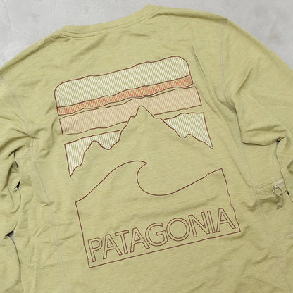 【patagonia】パタゴニア women's Long-Sleeved Capilene Cool Sun Shirt - Peak Visions "GGNX" ※ネコポス可