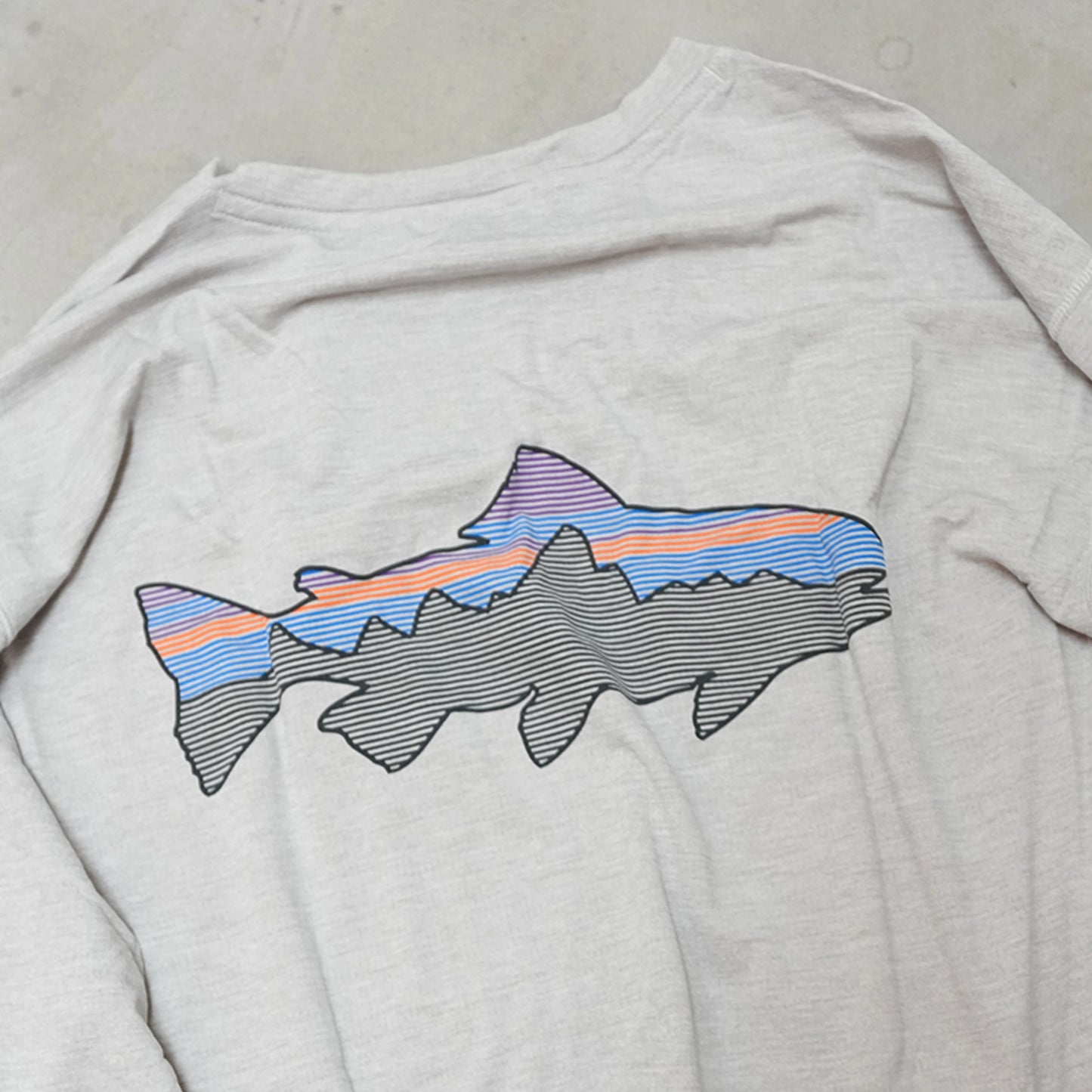 【patagonia】パタゴニア men's Long-Sleeved Capilene Cool Sun Shirt (Fitz Roy Trout) ※ネコポス可