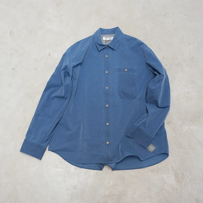 【NFC narifuri】ネイチャーフィールドクラブ ナリフリ NFC ピグメントメッシュシャツ "Indigo”