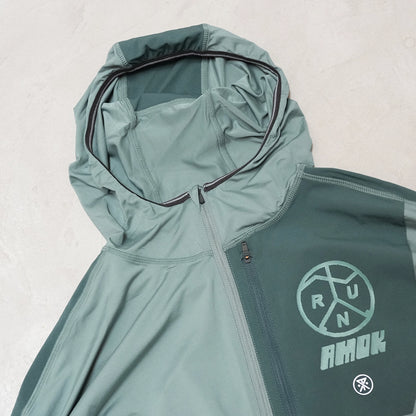 【ROARK RUN AMOK】ロアークランアモック men's Grinnell Hoodie "Dark Forest"