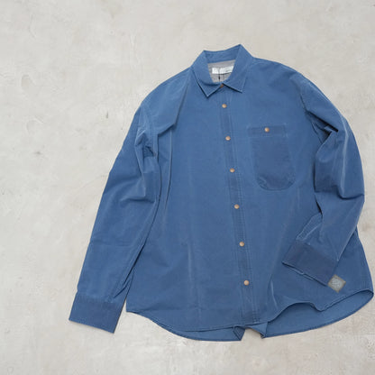 【NFC narifuri】ネイチャーフィールドクラブ ナリフリ NFC ピグメントメッシュシャツ "Indigo”