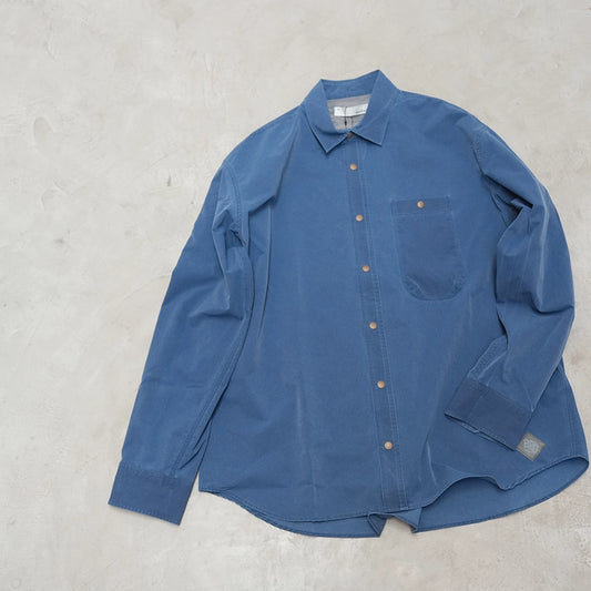 【NFC narifuri】ネイチャーフィールドクラブ ナリフリ NFC ピグメントメッシュシャツ "Indigo”