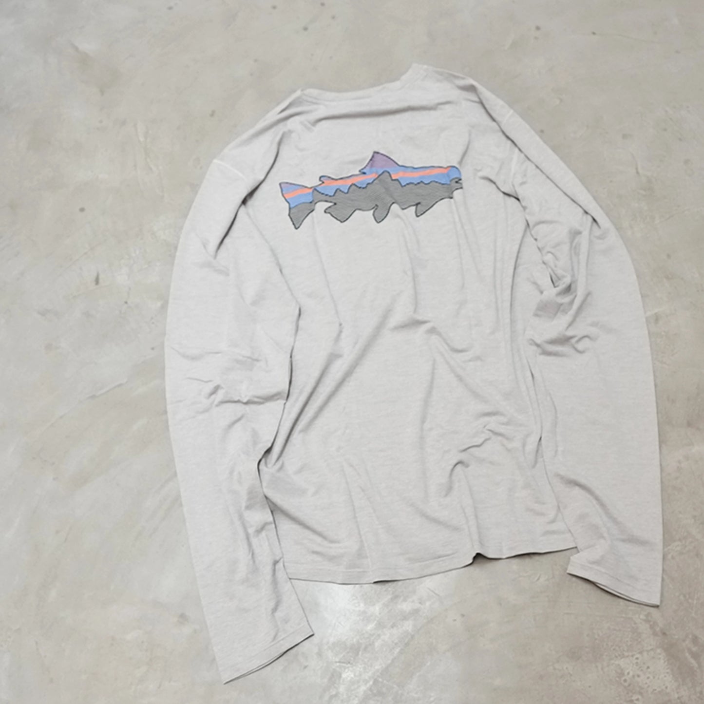 【patagonia】パタゴニア men's Long-Sleeved Capilene Cool Sun Shirt (Fitz Roy Trout) ※ネコポス可