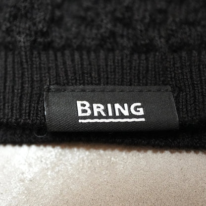 【BRING】ブリング unisex WUNDERWEAR Half-Zip Hoody "4Color"