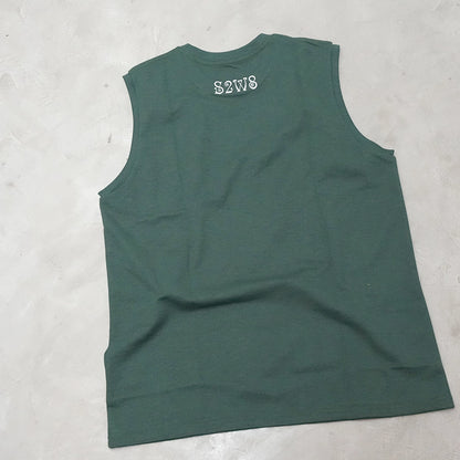 【South2 West8】サウスツーウエストエイト men's Sleeveless Crew Neck Tee - Skull & Target "3Color"