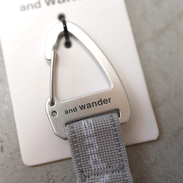 【and wander】アンドワンダー key hook "3Color"  ※ネコポス可