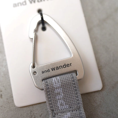 【and wander】アンドワンダー key hook "3Color"  ※ネコポス可
