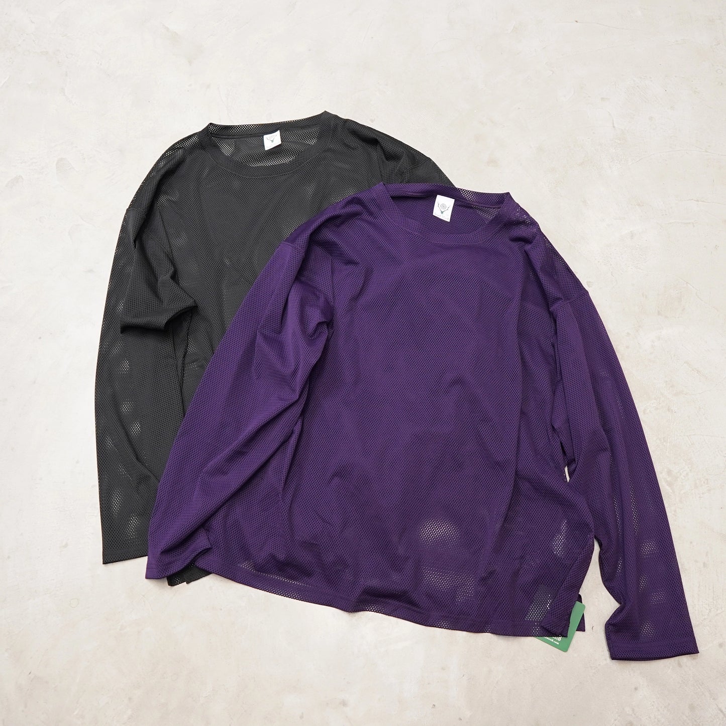 【South2 West8】サウスツーウエストエイト men's S.S. Crew Neck Shirt-Knit Mesh "2Color"