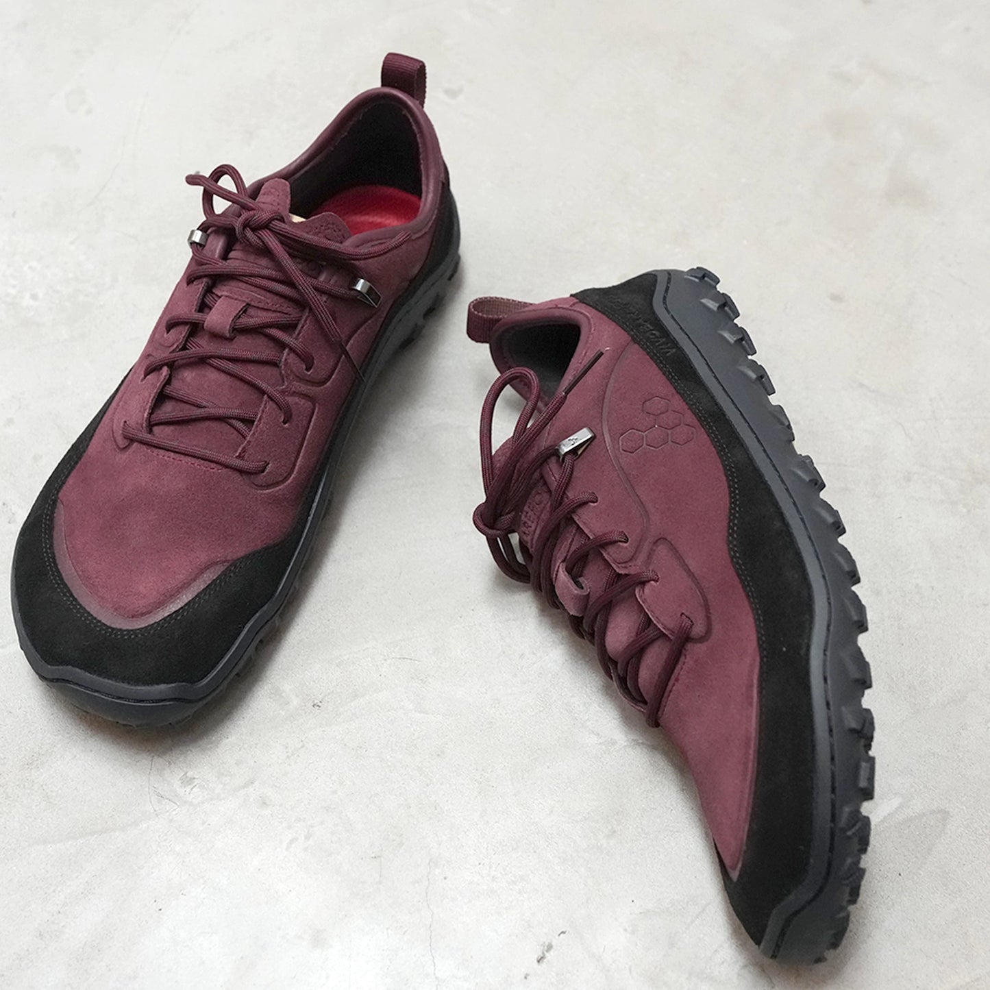 【VIVOBAREFOOT】ヴィヴォ ベアフット men's Tracker Leather AT Low Ⅱ Suede "Fig"