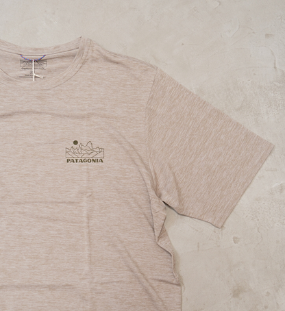 【patagonia】パタゴニア men's Capilene Cool Daily Graphic Shirt（Lands) "4Color" ※ネコポス可