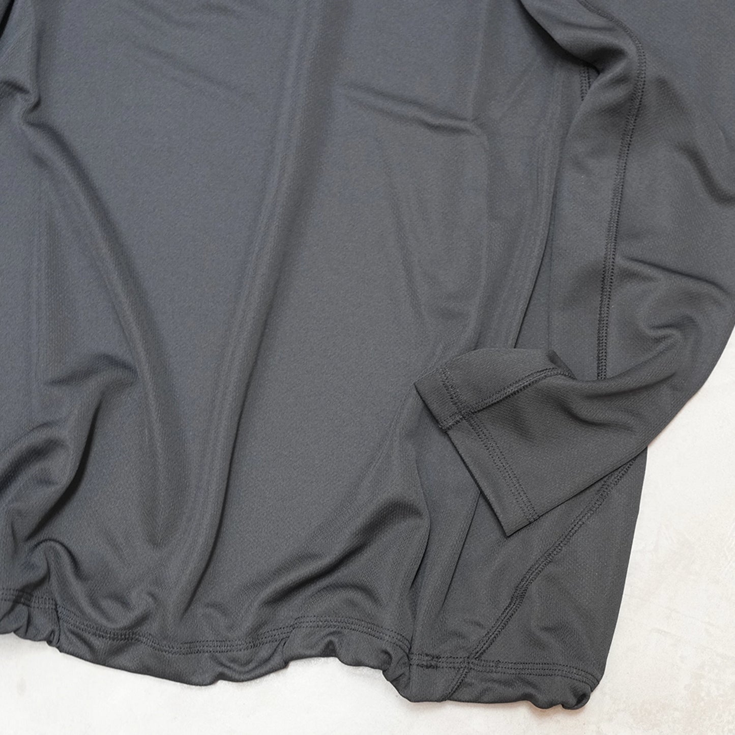 【and wander】アンドワンダー women's dry jersey LS T "Black" ※ネコポス可