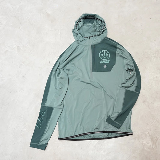 【ROARK RUN AMOK】ロアークランアモック men's Grinnell Hoodie "Dark Forest"