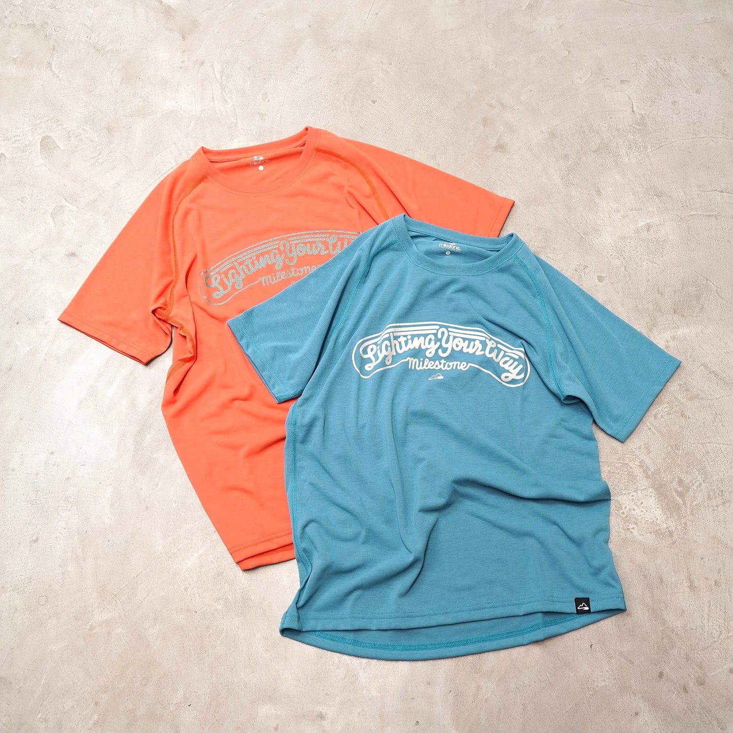 【milestone】マイルストーン unisex milestone original canvas T-SHIRTS LIGHTING YOUR WAY "2Color" ※ネコポス可