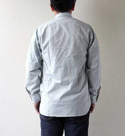 【Mountain Research】マウンテンリサーチ  Utility Shirt ”Sax”