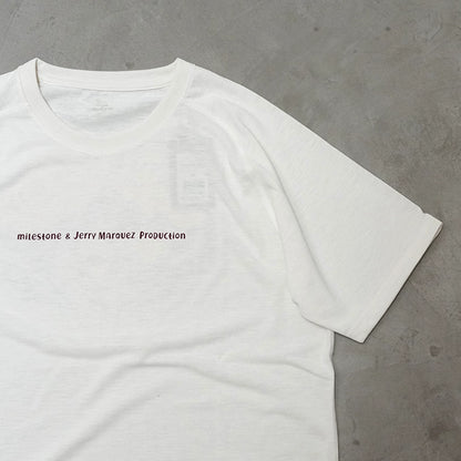 【milestone】マイルストーン unisex milestone&Jerry Marquez production milestone Original T-Shirt Canvas "3Color"