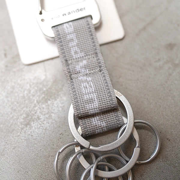 【and wander】アンドワンダー key hook "3Color"  ※ネコポス可