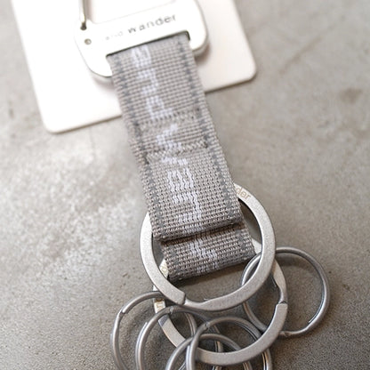 【and wander】アンドワンダー key hook "3Color"  ※ネコポス可