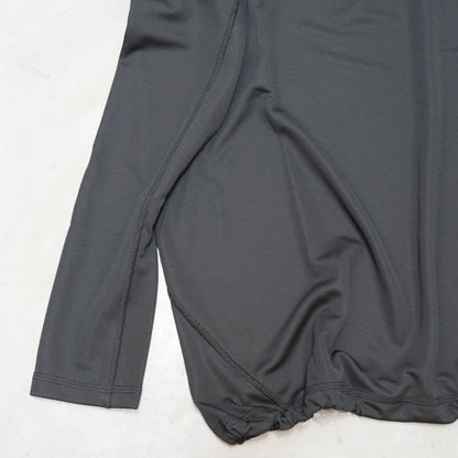 【and wander】アンドワンダー women's dry jersey LS T "Black" ※ネコポス可