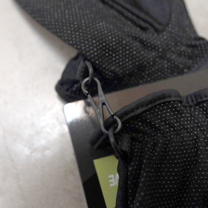 【AXESQUIN】アクシーズクイン Ventilation Finger Cut Glove "Black" ※ネコポス可