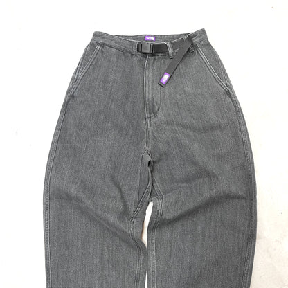 【THE NORTH FACE Purple Label】ノースフェイスパープルレーベル men's Denim Wide Tapered Field Pants "Gray"
