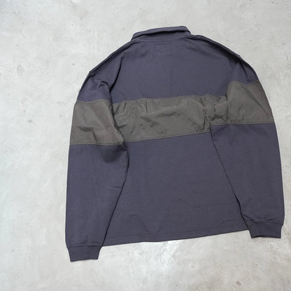 【THE NORTH FACE Purple Label】ノースフェイスパープルレーベル  men's Garment Dyed Field Rugby Shirt "Charcoal"