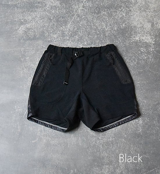 【and wander】 アンドワンダー men's mixd pile short pants "3Color"