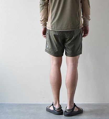 【and wander】 アンドワンダー men's mixd pile short pants "3Color"