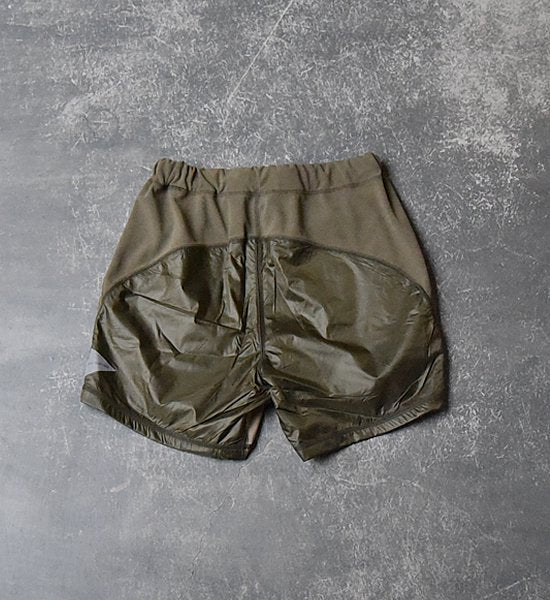【and wander】 アンドワンダー men's mixd pile short pants "3Color"