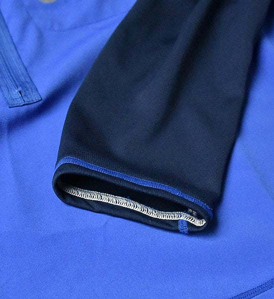 【and wander】 アンドワンダー men's tech hoodie ”Blue”