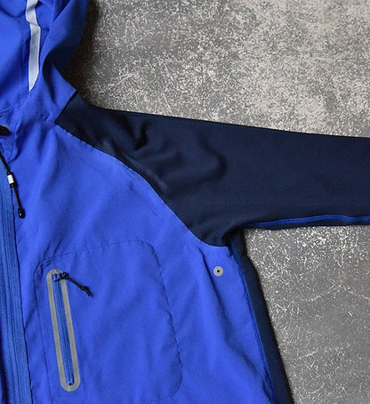 【and wander】 アンドワンダー men's tech hoodie ”Blue”