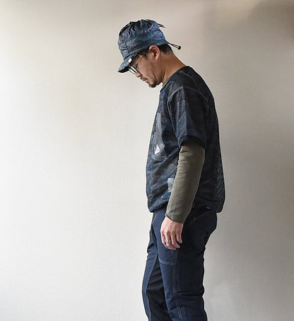 【and wander】 アンドワンダー printed utility pullover "2Color"