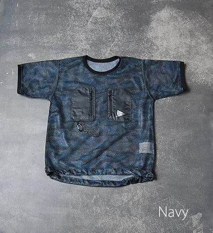 【and wander】 アンドワンダー printed utility pullover "2Color"