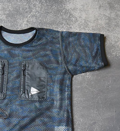 【and wander】 アンドワンダー printed utility pullover "2Color"