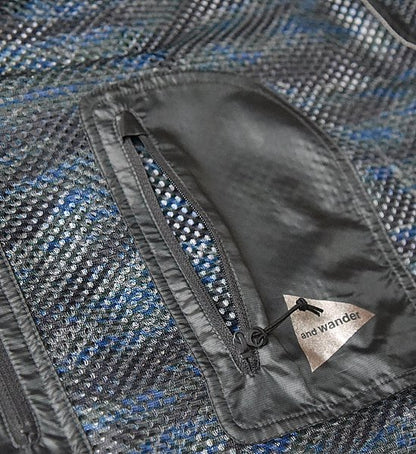 【and wander】 アンドワンダー printed utility pullover "2Color"