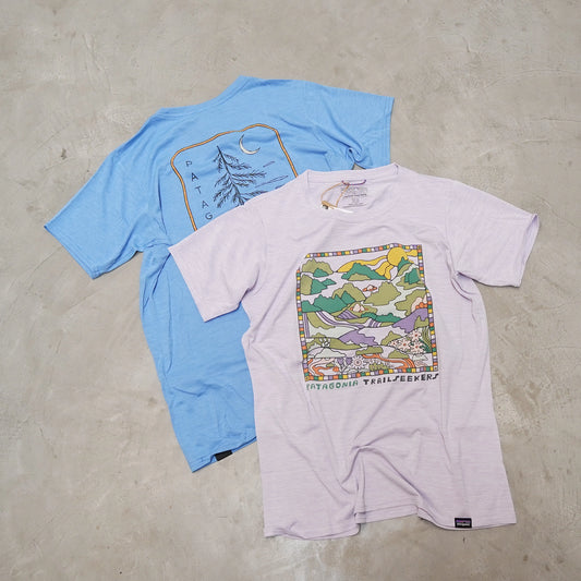 【patagonia】パタゴニア women's Capilene Cool Daily Graphic Shirt（Land) "3Color" ※ネコポス可