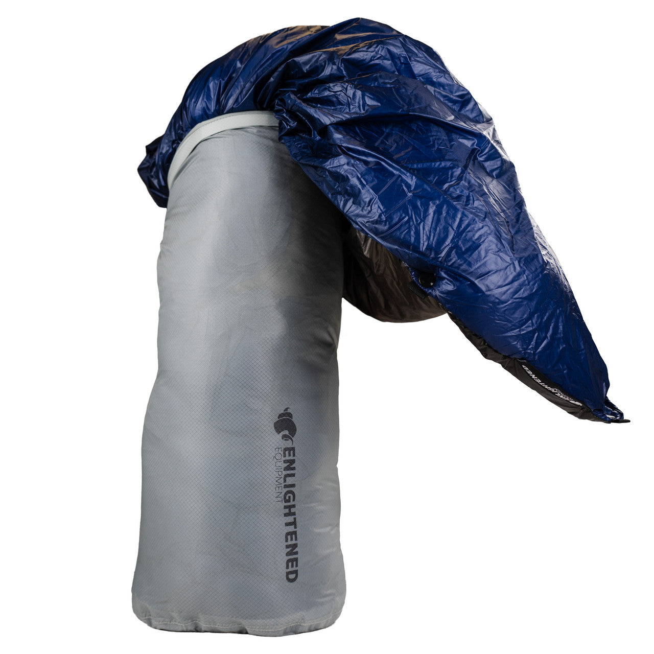 【ENLIGHTENED EQUIPMENT】エンライテンドイクイップメント Roll-Top Dry Stuff Sack ”Gray×Black”
