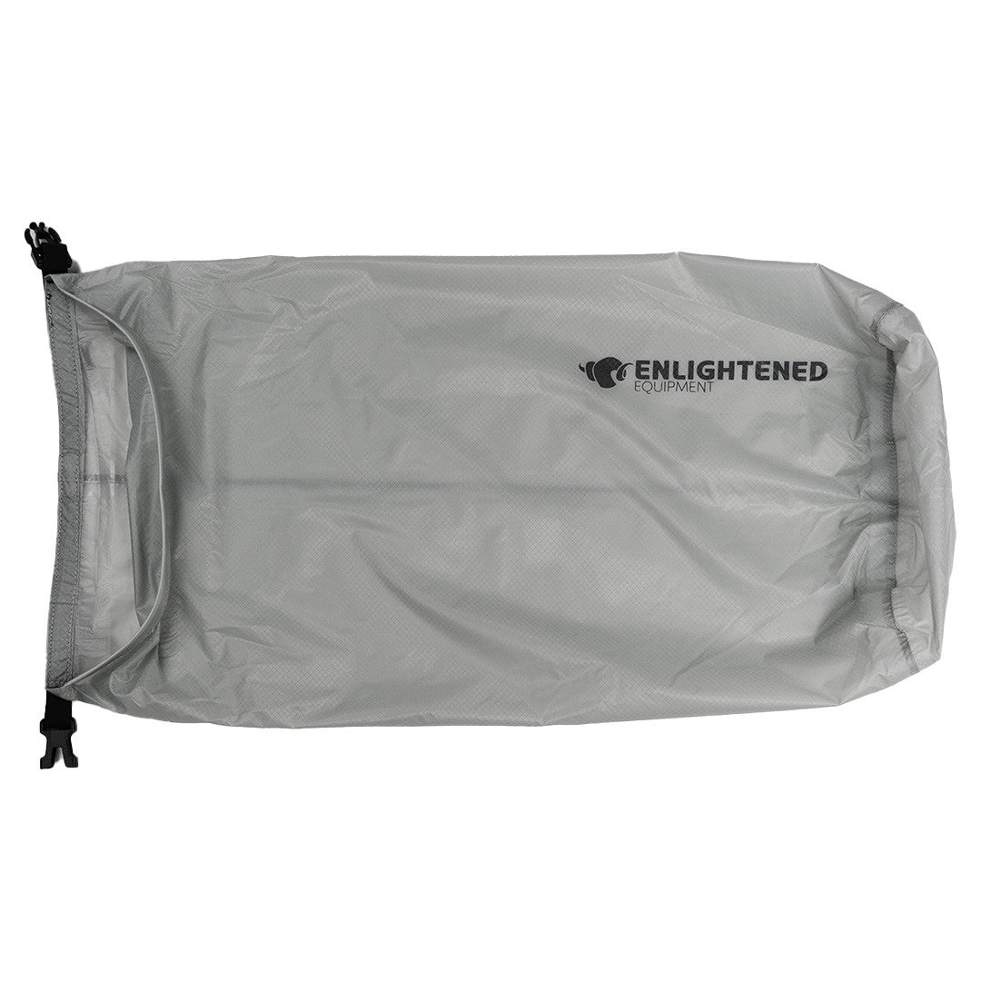 【ENLIGHTENED EQUIPMENT】エンライテンドイクイップメント Roll-Top Dry Stuff Sack ”Gray×Black”