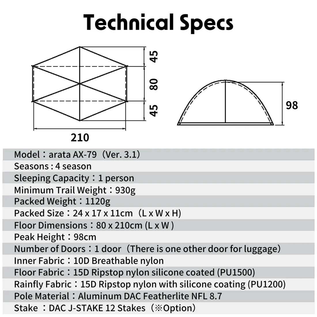 【arata】アラタ arata AX-79